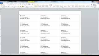 How to create labels in Microsoft Word [upl. by Ronen]