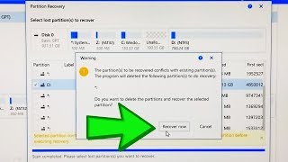 How to Recover Lost Deleted Partition in Windows Complete Tutorial [upl. by Clari]