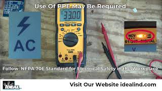 Learn How To Use the 61347 IDEAL Digital Multimeter [upl. by Arimlede]