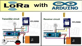 How to use LoRa with Arduino  LoRa Tutorial with Circuit Code and AT commands  Reyax RYLR896 [upl. by Ollayos]