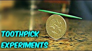 5 Simple Science Experiments with Toothpicks [upl. by Calendre]