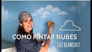 COMO PINTAR NUBES [upl. by Suelo]