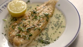 How To Make Sole Meunière With Chef Ludo Lefebvre [upl. by Nyladgam]