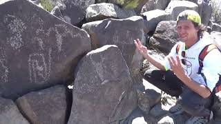 Three Rivers Petroglyph Site New Mexico  21000 Glyphs Jornada Mogollon Rock Art  Plasma Glyphs [upl. by Adaval338]