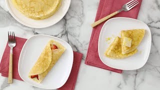 Basic Crepes Martha Stewart [upl. by Ena]