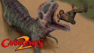 Giganotosaurus Gorges on Hunters  Carnivores Mod Showcase [upl. by Atilamrac]