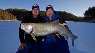 Ice Fishing Lake Trout Black Hills [upl. by Botti512]