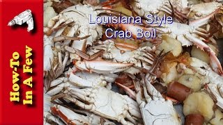 How To Boil Crabs Louisiana Style [upl. by Cadman]