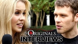 Joseph Morgan amp Claire Holt Tease quotThe Originals Season 1 amp Talk quotThe Vampire Diariesquot Differences [upl. by Chubb837]