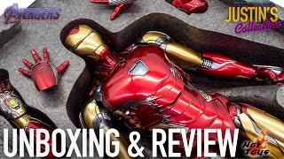 Hot Toys Iron Man MK85 Avengers Endgame Unboxing amp Review [upl. by Niobe]