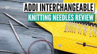 Addi interchangeable knitting needles review [upl. by Shumway]