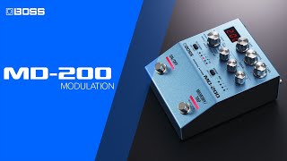 BOSS MD200 Modulation Overview [upl. by Enaira]