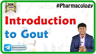 1 Introduction to Gout  Neet PG  Fmge Pharmacology [upl. by Jeritah]