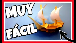 ✅ Como Hacer un Barco PIRATA de papel FACIL Paso a Paso 【ORIGAMI】 [upl. by Fadas]