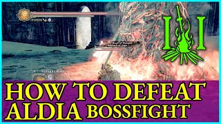 DARK SOULS II How to beat Aldia Scholar of the First Sin easy  DS2 Guide [upl. by Liartnod]