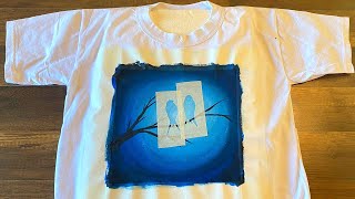 Customize Your TShirt With Acrylic Painting [upl. by Nauqas]