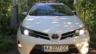 2015 Toyota Auris H Touring LED Headlight Conversion [upl. by Paquito]