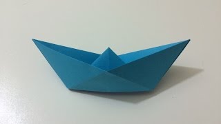 COMO HACER UN BARCO DE PAPEL TUTORIAL PAPIROFLEXIA ORIGAMI [upl. by Murry852]