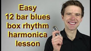 AWESOME 12 Bar Blues for Beginners  Easy Harmonica Lesson [upl. by Gonzalo532]