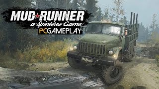 Spintires MudRunner  Reveal Trailer  PS4 [upl. by Eeliah]