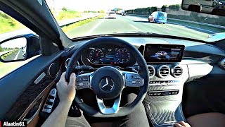 The Mercedes C Class 2020 POV Test Drive [upl. by Nnyw]