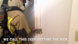 quotWonderboy firefighter Axequot Forcible entry quotDeep Set techniquequot [upl. by Korman]