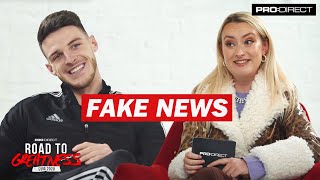 quotTHERES SOME HORRIBLE PEOPLE IN MY TEAMquot  DECLAN RICE  Fake News with Amelia Dimoldenberg [upl. by Jerol482]