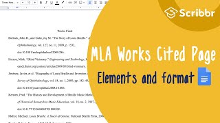 MLA Works Cited References and Formatting  Scribbr 🎓 [upl. by Venice]