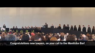 Dean of Laws Congratulations to new lawyers called to the Manitoba Bar June 16 2022 [upl. by Hardi]