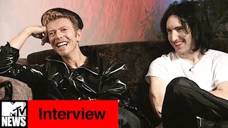 David Bowie amp Trent Reznor 1995 Interview with Kurt Loder  MTV News [upl. by Homovec]