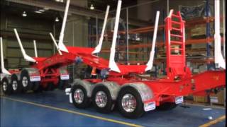 Kennedy Trailers Tri  Tri Folding B Double [upl. by Piggy]