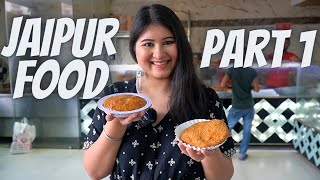 Jaipur Food Part 1  Rawat Kachori City Palace Tapri amp More [upl. by Tracy]