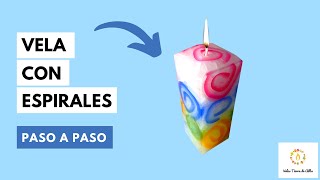 Como Hacer VELAS de PARAFINA con molde 🌀 [upl. by Lemmueu]