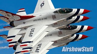 USAF Thunderbirds 2022 Final Performance  Nellis AFB Airshow 2022 [upl. by Yellac]