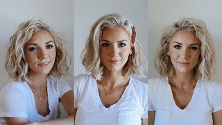 3 Ways to Curl SHORT Hair [upl. by Ailyt]