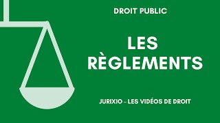 Les règlements définition et distinctions  Les décrets et les arrêtés [upl. by Verlie321]