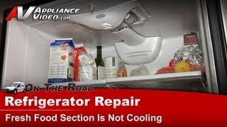 Kenmore Refrigerator Repair  Fresh Food Section Is Not Cooling  Defrost Timer [upl. by Hutchinson779]