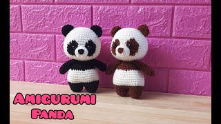 Amigurumi Panda  part 1 panda rajut original pattern by Ami Saigon [upl. by Norling541]