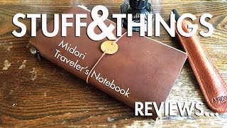 Review Midori Travelers Notebook A Mans Perspective [upl. by Tremain]