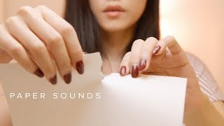 ASMR Paper Ripping Tearing Sounds No Talking [upl. by Wanfried]