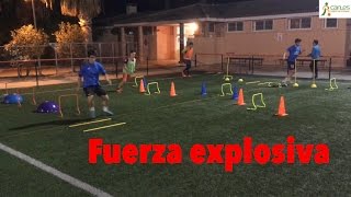 Trabajo de fuerza explosiva en fútbol [upl. by Morganstein]