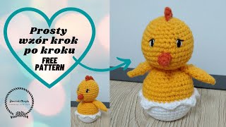 Kurczak na szydełku  jak zrobić  crochet chicken [upl. by Aleac622]