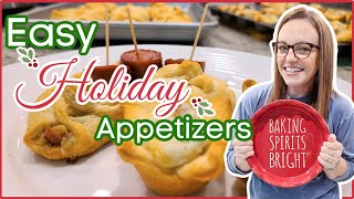 HOLIDAY APPETIZERS EASY CHRISTMAS RECIPES [upl. by Anerda]