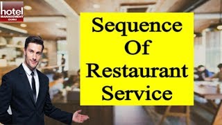 Sequence of Restaurant service II Greeting amp Seating the Guest Practical Part 1 [upl. by Garling]