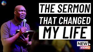 THE SERMON THAT CHANGED MY LIFE FOREVER  APOSTLE JOSHUA SELMAN [upl. by Bonnes]