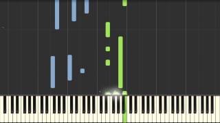 Ludovico Einaudi  Una mattina  Piano Tutorial Synthesia [upl. by Fording]