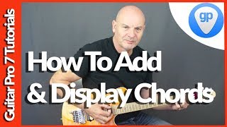 How To Add Chords to Tablature Using Guitar Pro 7  Tutorial [upl. by Ahker545]