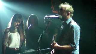 Bon Iver and The Staves  reStacks  Wembley Arena  081112 [upl. by Rellia]