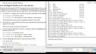 Packet Tracer 355  Configure DTP [upl. by Fevre59]