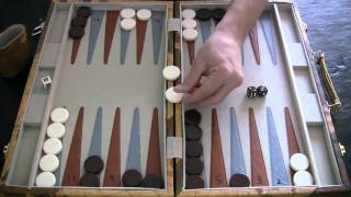 Beginner Backgammon Tutorial  3  Hitting and ReEntering [upl. by Mcleod]